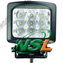 5.5inch Square 9PCS X 10W CREE LED 7700lm Spot Flood 60W CREE LED Work Light, 12V24V Auto Truck Car Marine 4X4 Jeep Offroad Fog Driving Head Roof Lighting